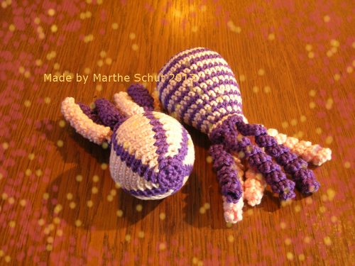 Octopus for premature babies inktvisjes voor couveusekindjes
