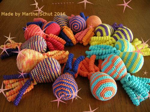 Octopus for premature babies inktvisjes voor couveusekindjes